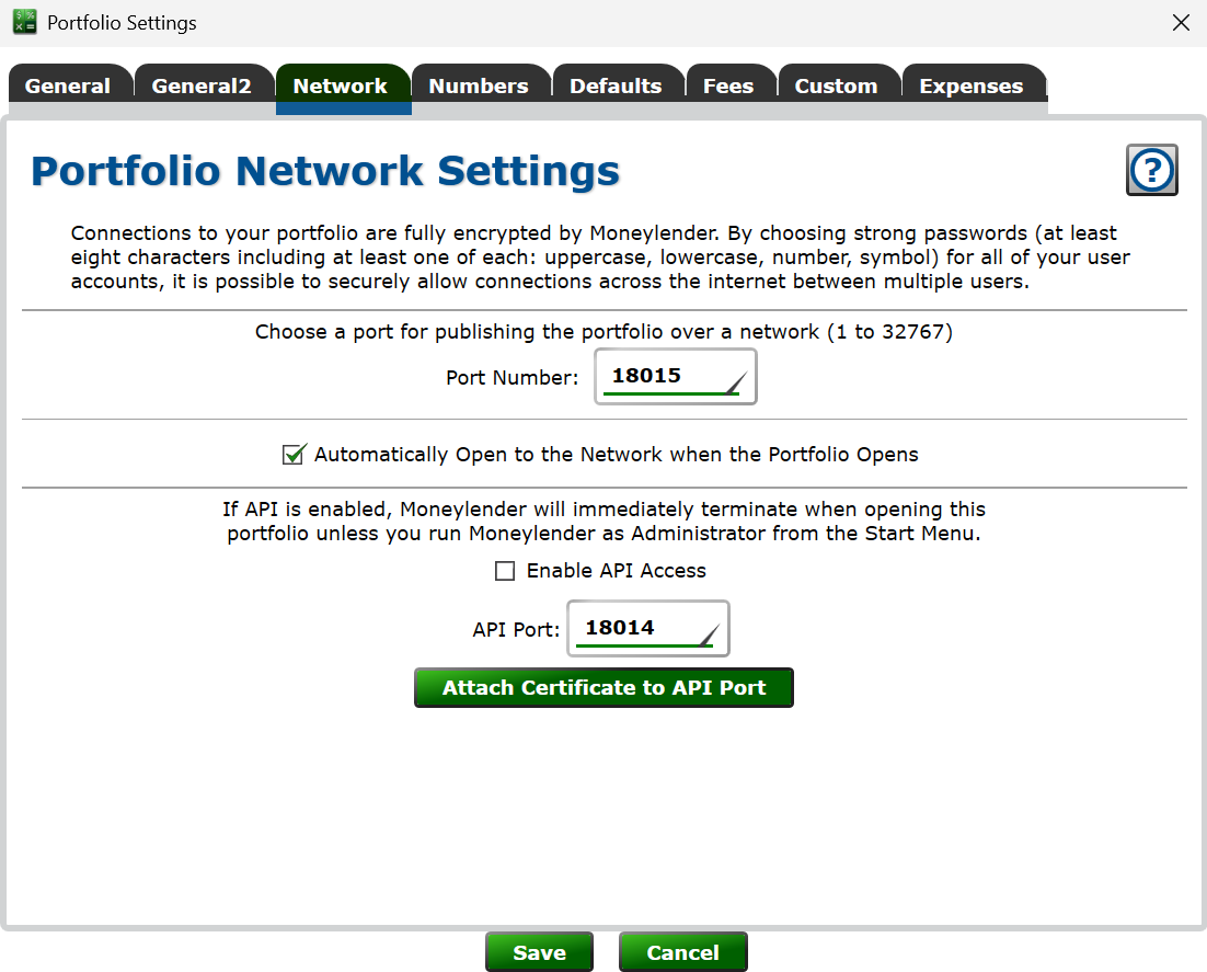 Hosting a portfolio on your own network with Moneylender Desktop Hosting a portfolio on your own network with Moneylender Desktop