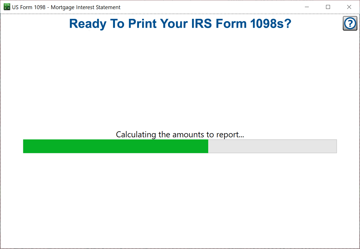 how to print form 1098s
