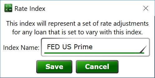 rate index